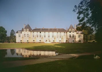 Ansicht der Gartenfassade, erbaut 1622